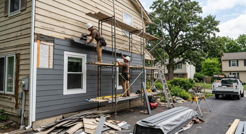 Cement Siding Replacement