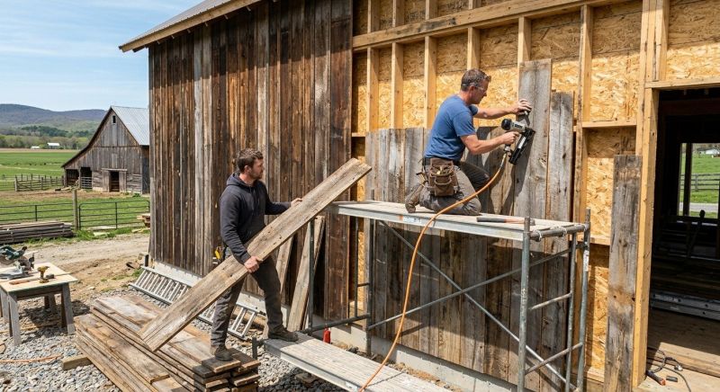 Barn Siding Installation in Broadway, NC