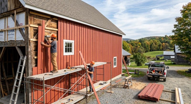 Barn Siding Installation in Broadway, NC