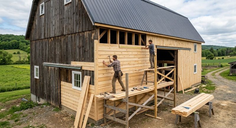 Barn Siding Installation in Moore County, NC