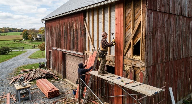 Barn Siding Replacement in Broadway, NC