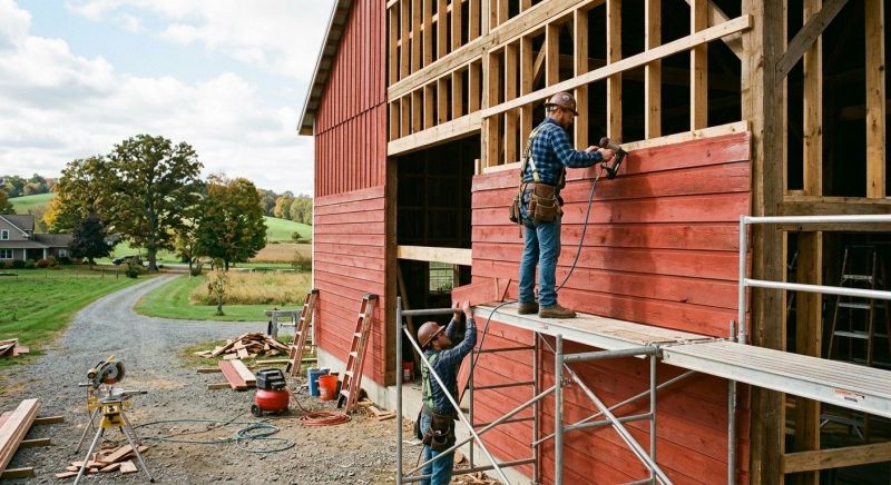Barn Siding Replacement in Moore County, NC