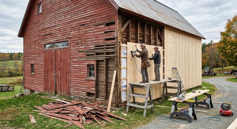 Barn Siding Replacement in Southern Pines, NC