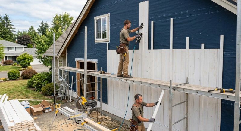 Batten Siding Installation in Sanford, NC