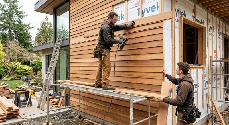 Cedar Cladding Installation in Moore County, NC