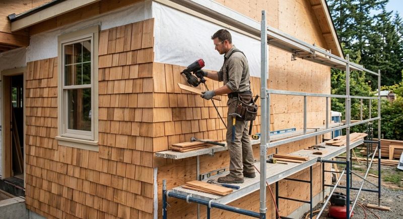Cedar Siding Installation in Aberdeen, NC
