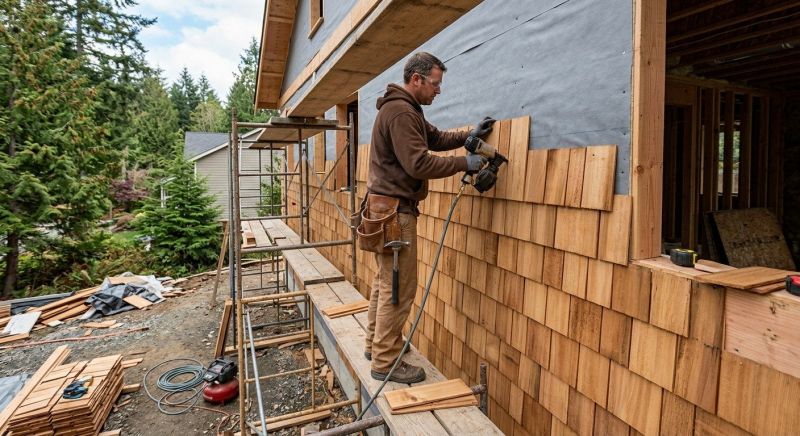 Cedar Siding Installation in Carthage, NC