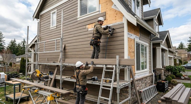 Composite Siding Installation in Cameron, NC