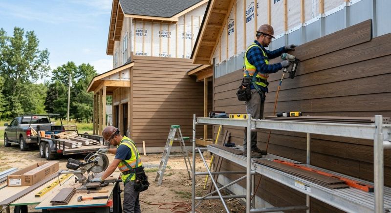 Composite Siding Installation in Sanford, NC