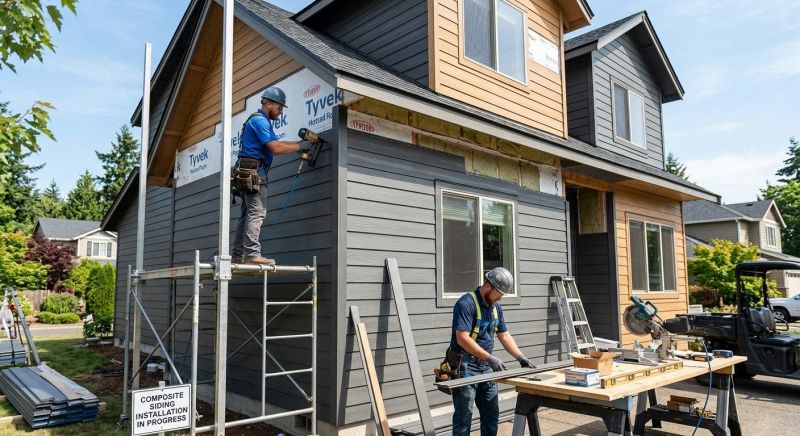 Composite Siding Installation in Vass, NC