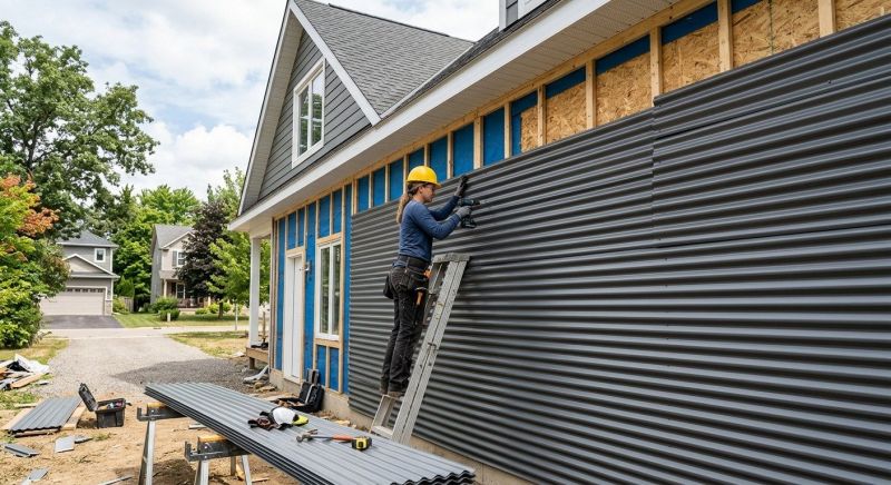 Corrugated Siding Installation in Moore County, NC