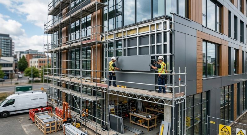 Facade Cladding Installation in Moore County, NC