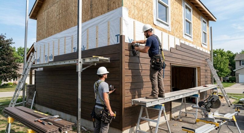 Faux Wood Siding Installation in Broadway, NC