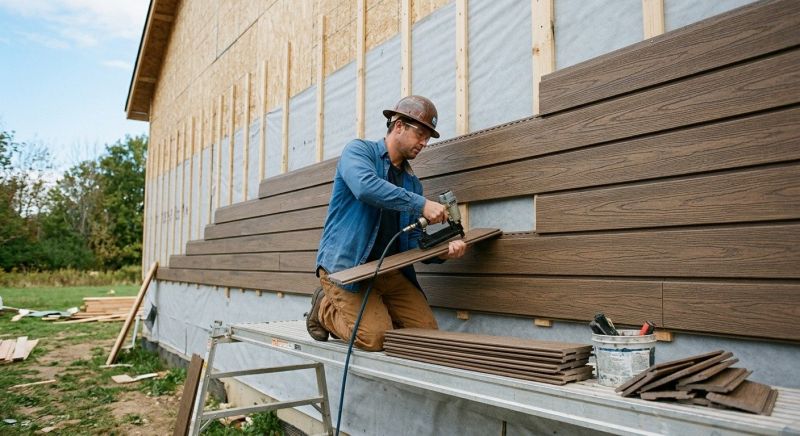 Faux Wood Siding Installation in Pinehurst, NC