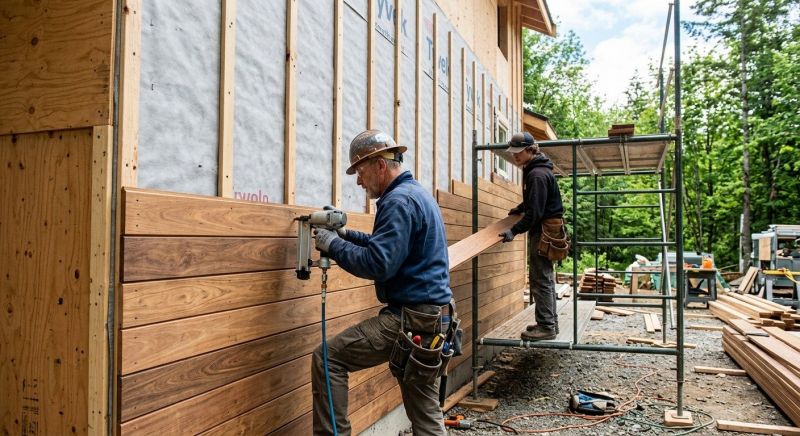 Hardwood Siding Installation in Broadway, NC