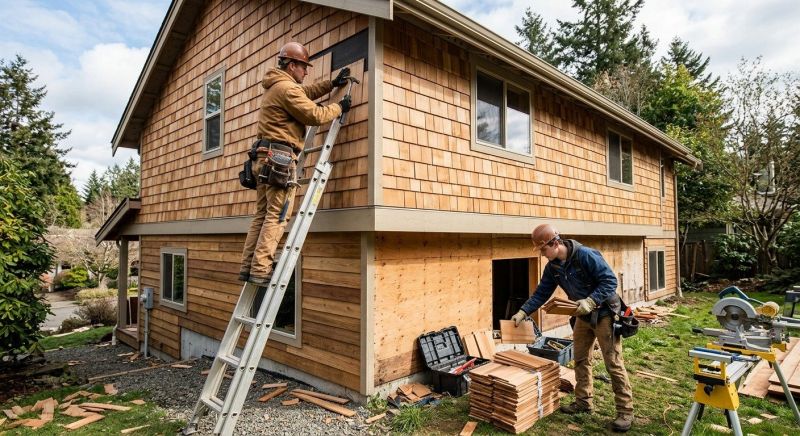 Hardwood Siding Installation in Moore County, NC