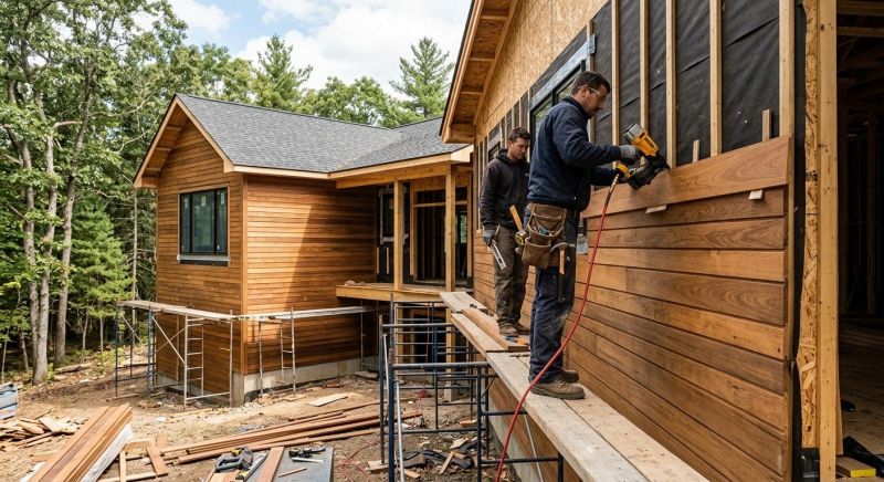 Hardwood Siding Installation in Southern Pines, NC