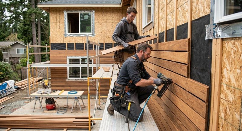 Hardwood Siding Installation in Vass, NC