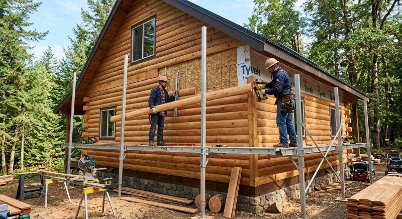 Log Siding Installation in Robbins, NC