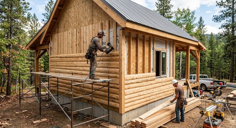 Log Siding Installation in Southern Pines, NC