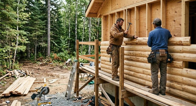 Log Siding Replacement in Moore County, NC