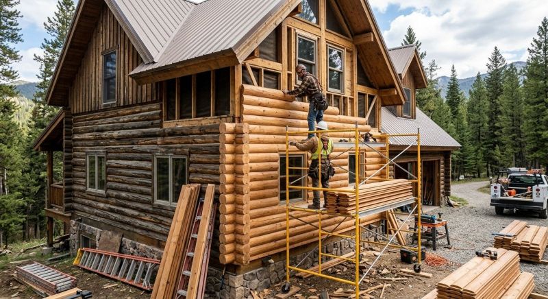 Log Siding Replacement in Moore County, NC