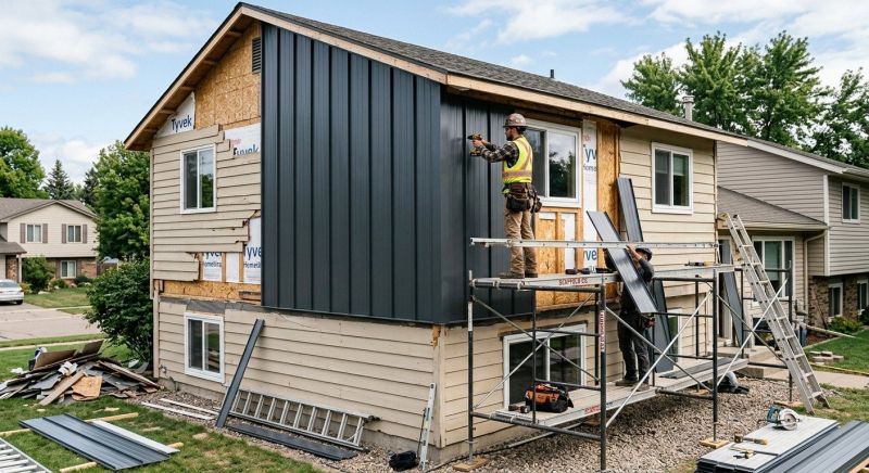 Metal Siding Replacement in Aberdeen, NC