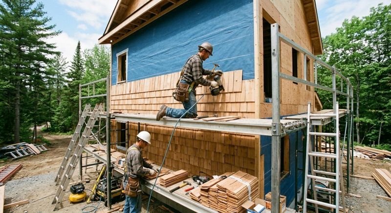 Shake Siding Installation in Moore County, NC