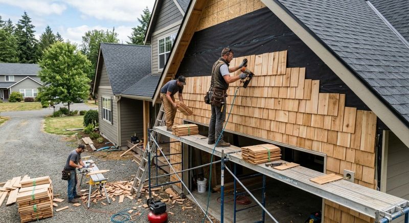 Shake Siding Installation in Pinehurst, NC