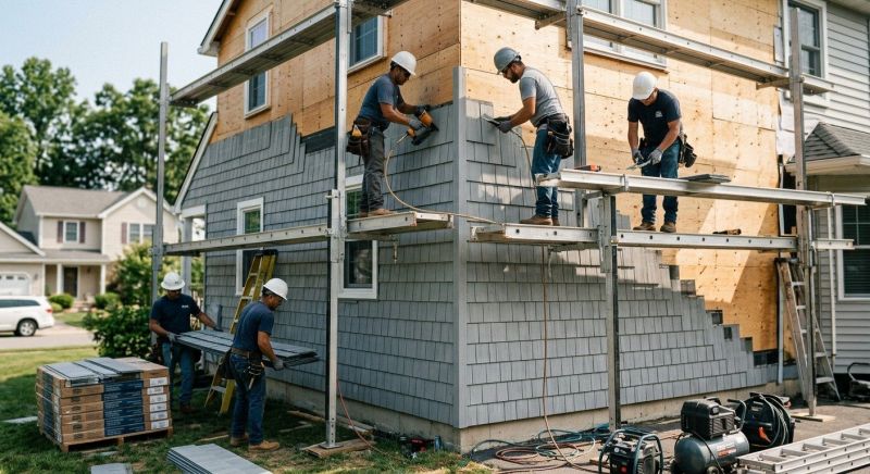 Shingle Siding Installation in Moore County, NC