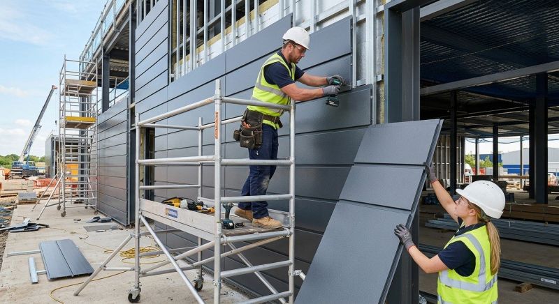 Steel Cladding Installation in Moore County, NC