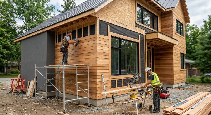 Wood Barn Siding Installation in Moore County, NC