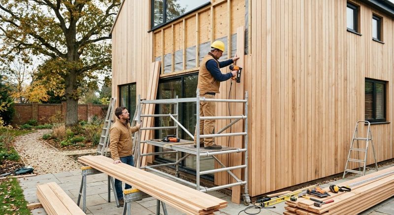 Wood Cladding Installation in Biscoe, NC