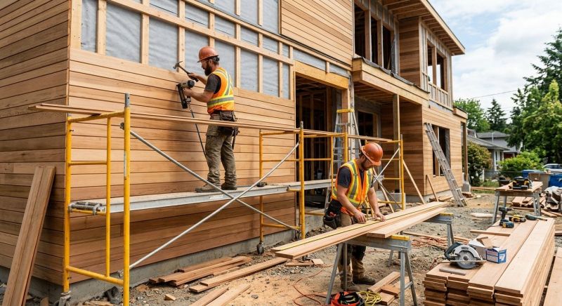 Wood Cladding Installation in Broadway, NC