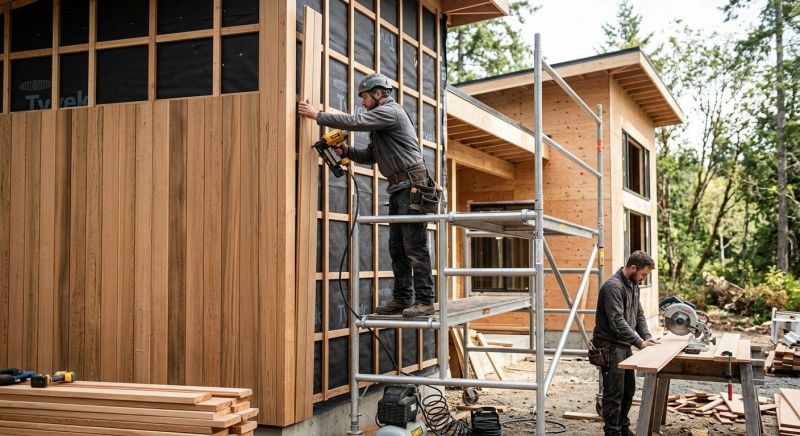 Wood Cladding Installation in Cameron, NC