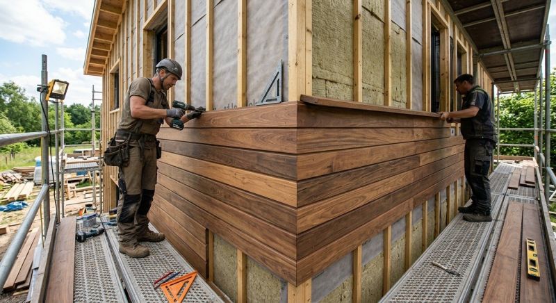 Wood Cladding Installation in Sanford, NC