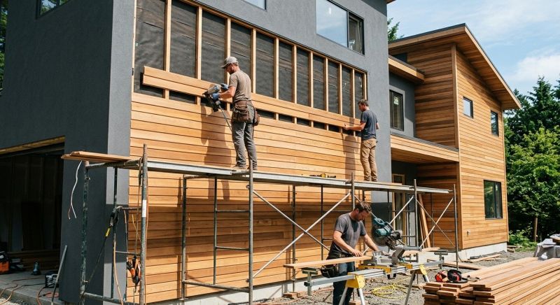 Wood Cladding Installation in Southern Pines, NC