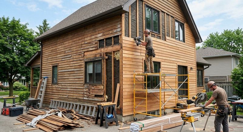 Wood Cladding Replacement in Moore County, NC